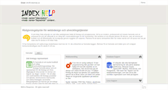 Desktop Screenshot of indexhelp.se